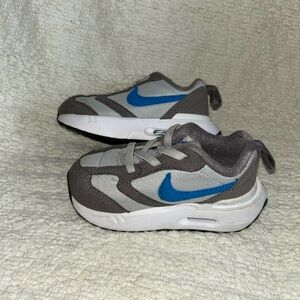 NIKE AIR MAX DAWN Mix Mesh Sneaker Kid Toddler Shoe  size 6- Grey Fog Blue